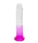 PÊNIS COLOR TRANSPARENTE - 18 X 3,8CM - 32612 PINK