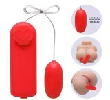 CÁPSULA VIBRATÓRIA COM FIO 30606 - MULTIVELOCIDADE VERMELHO