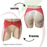 CINTA LIGA MARIZA - CL04 - TAM. UNICO VERMELHO