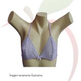 SUTIÃ / TOP MARIZA EM RENDA  - SRM - TAM. UNICO LILÁS