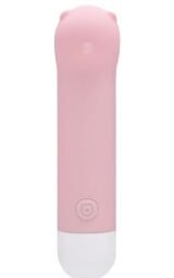 MINI VIBRADOR RECARREGÁVEL - MV008B - URSO ROSA