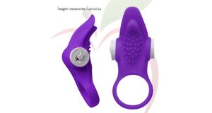 ANEL VIBRADOR VIBRATION RING VIPMIX - ROXO