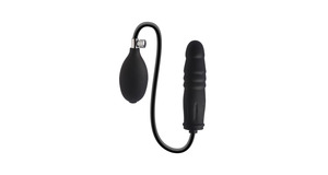 PLUG ANAL DILDO INFLÁVEL H8 - 14,5CM X 4CM - DOM040