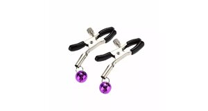GRAMPOS DE MAMILOS COM SINO - ROXO