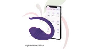 MY DEVICE - VIBRADOR POR APP LOVE SPOUSE - ROXO