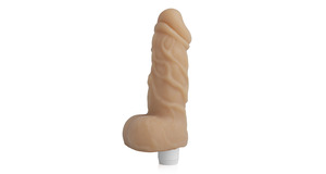 PRÓTESE COM VIBRO EM CYBERSKIN BIG BOSS - CYB044 - 14 X 5 CM