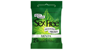 PRESERVATIVO - SEX FREE - AROMA MENTA