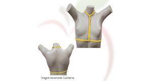 SUTIA GAIOLA EM ELASTCO AJUSTAVEL - S01 AMARELO