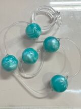 BOLINHAS TAILANDESAS - PEQUENAS AZUL